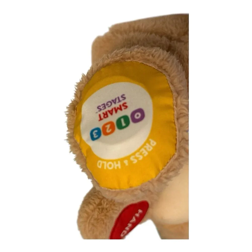 Fisher-Price Plush Baby Toy with Lights Music and Smart Stages Learning Content